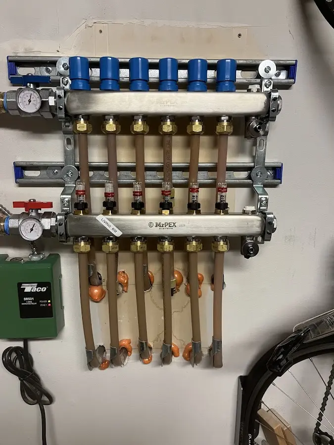 Plumber performing Gas Leak Detection at a residential property in Portland